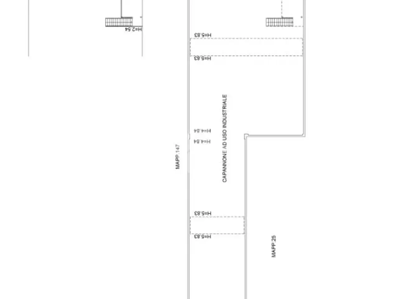 Capannone in Via Roma 9, Sant'Ilario D'Enza, {3} - Planimetria 1