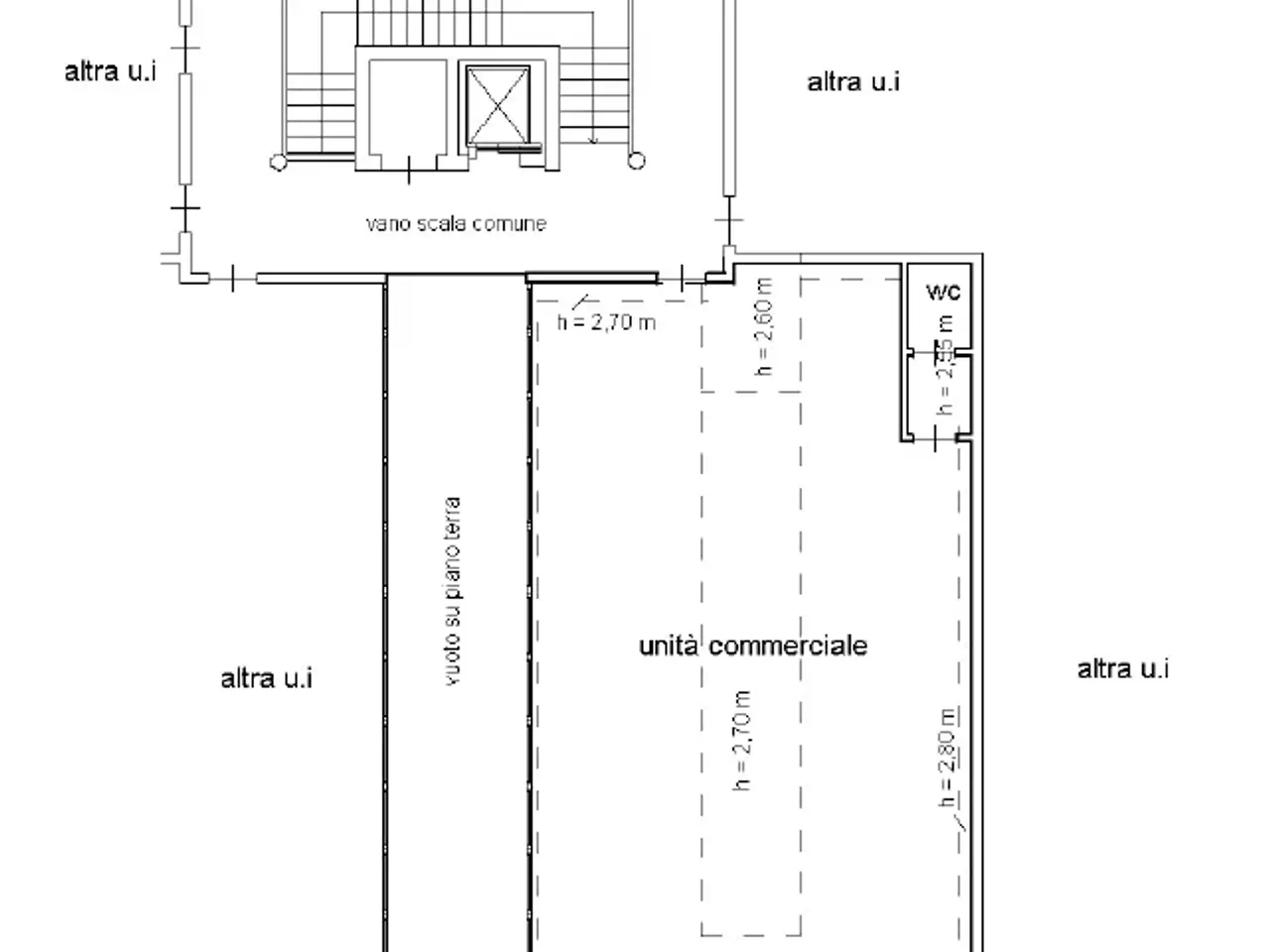Negozio in Via Dante Alighieri, Montecchio Maggiore, {3} - Planimetria 1