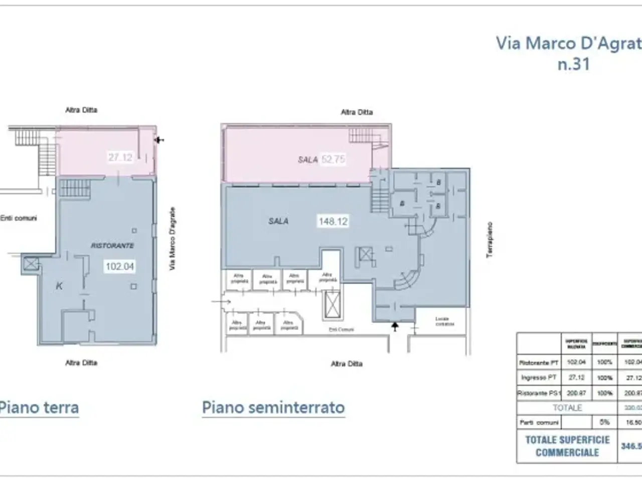 Negozio in Via Marco d'Agrate 31, Milano, {3} - Planimetria 1