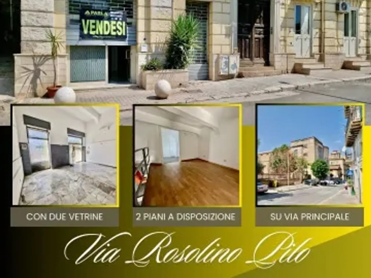Negozio in Via Rosolino Pilo, Canicatti', {3} - Foto 1