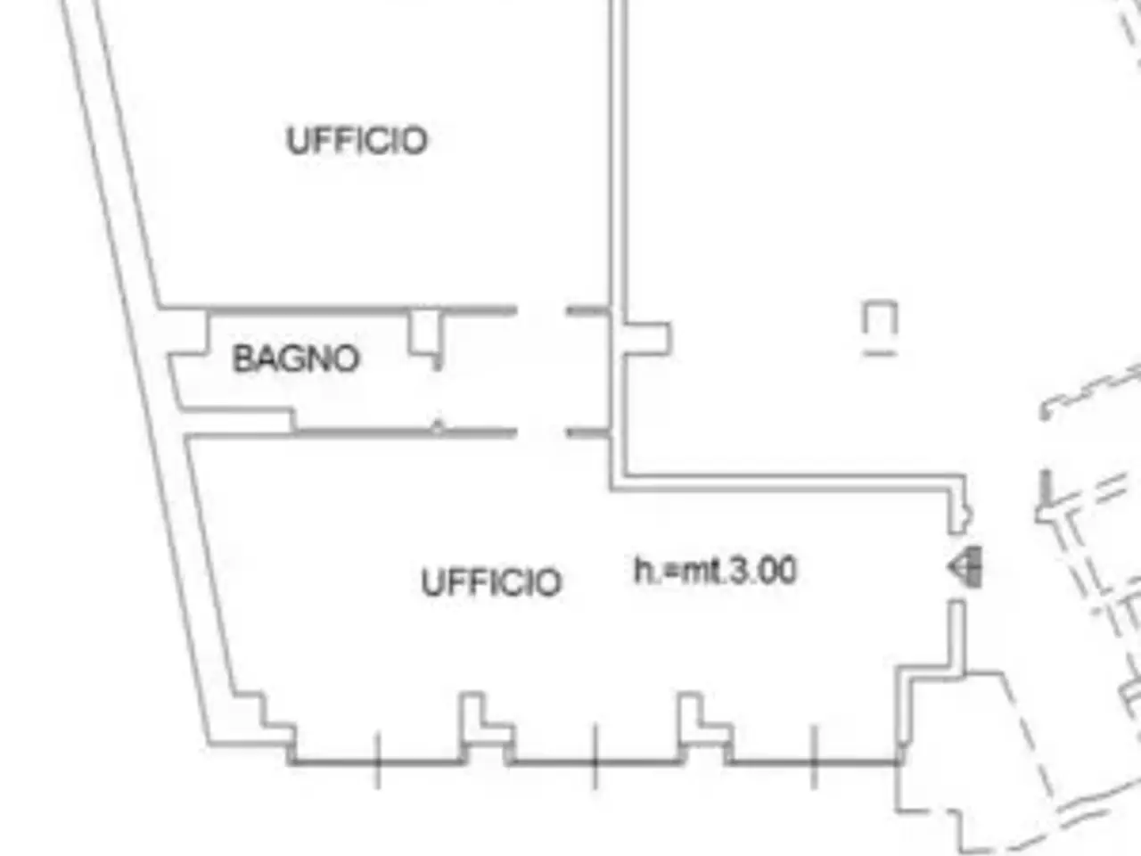 Ufficio in Viale Valsugana, Lecco, {3} - Planimetria 1