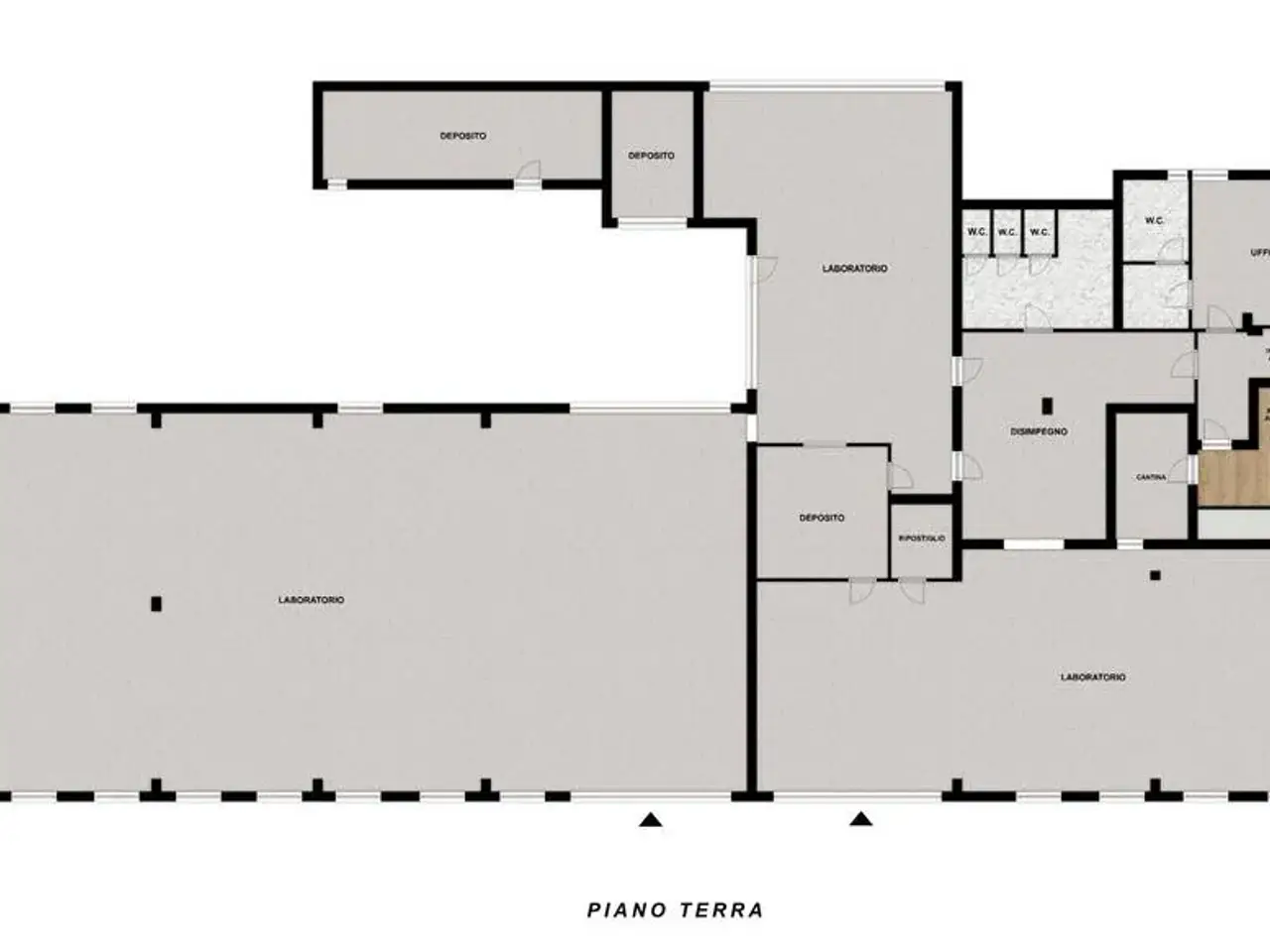 Laboratorio in Via del Chiostro 21, Gavirate, {3} - Planimetria 1