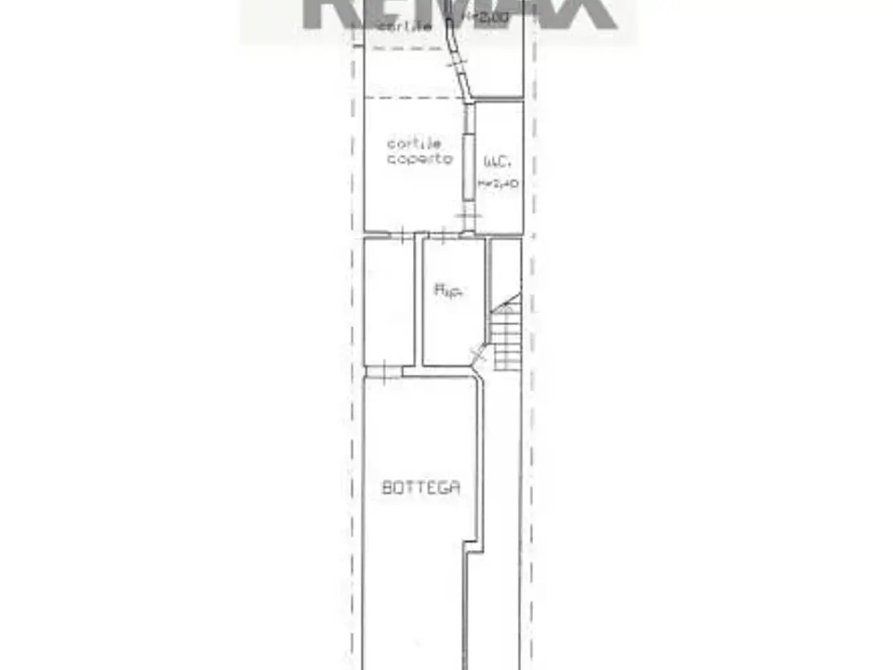 Negozio in Via J. F. Kennedy 44, Misterbianco, {3} - Planimetria 1