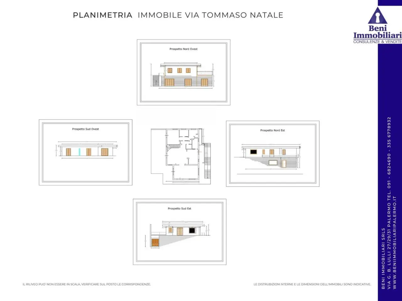 Villa in vendita, Via Tommaso Natale 91, Palermo - Planimetria 1