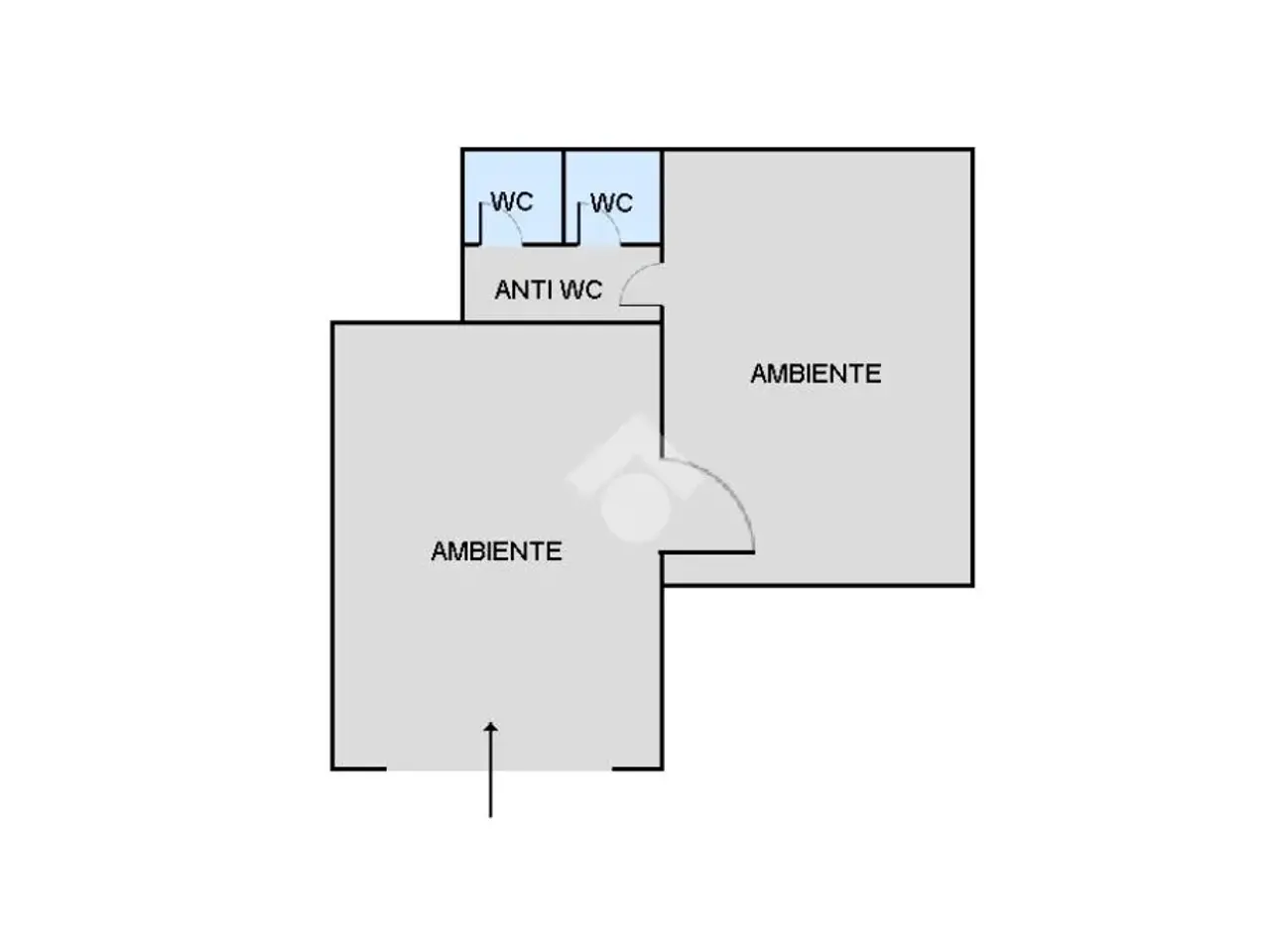 Ufficio in Via Ammiraglio Gravina 2, Palermo, {3} - Planimetria 1