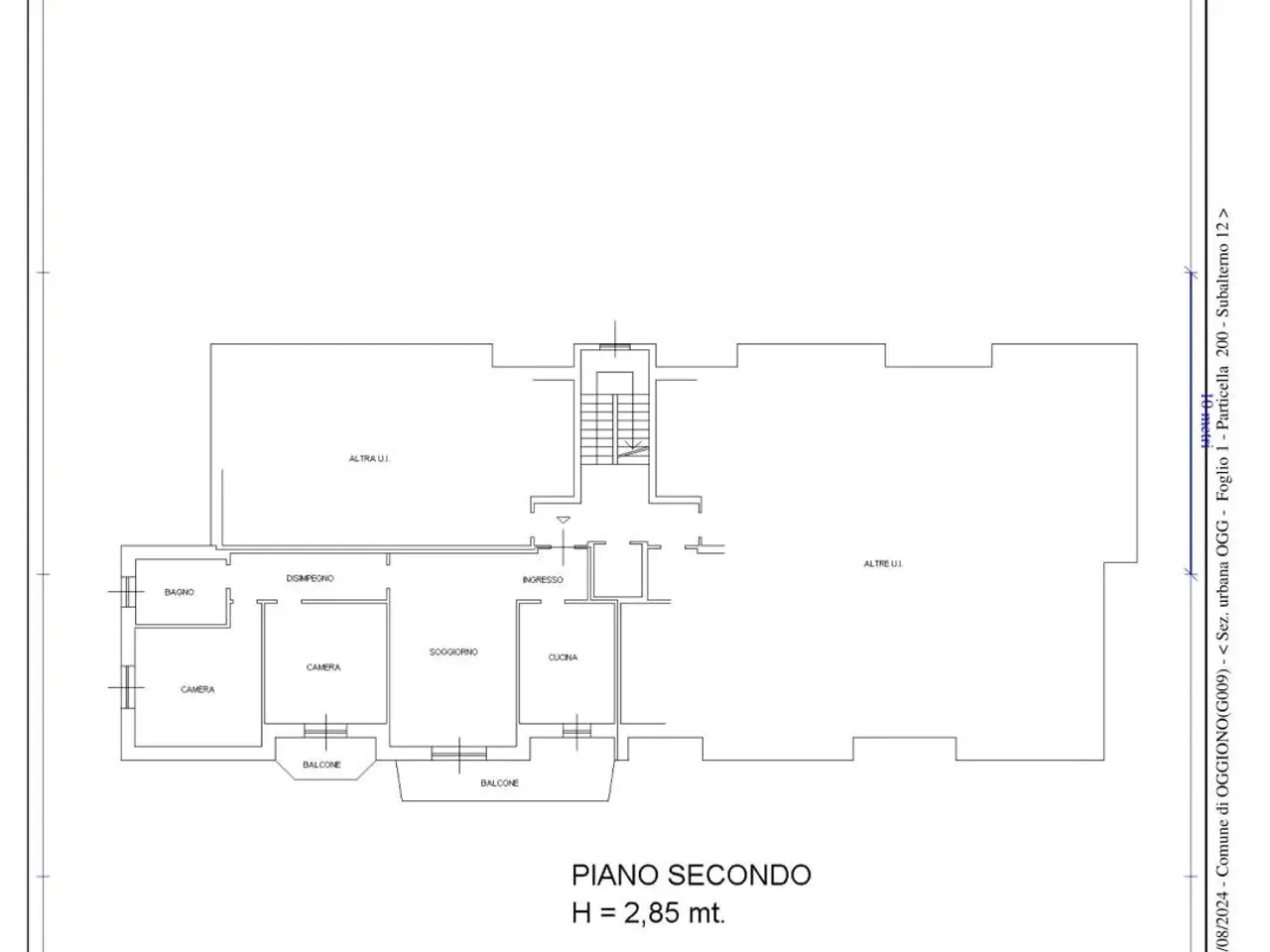 Trilocale in vendita, Via per Annone 45, Oggiono - Planimetria 1