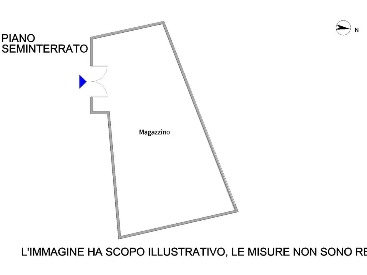 Magazzino in Via Largo Danubio 11, San Benedetto Del Tronto, {3} - Planimetria 1