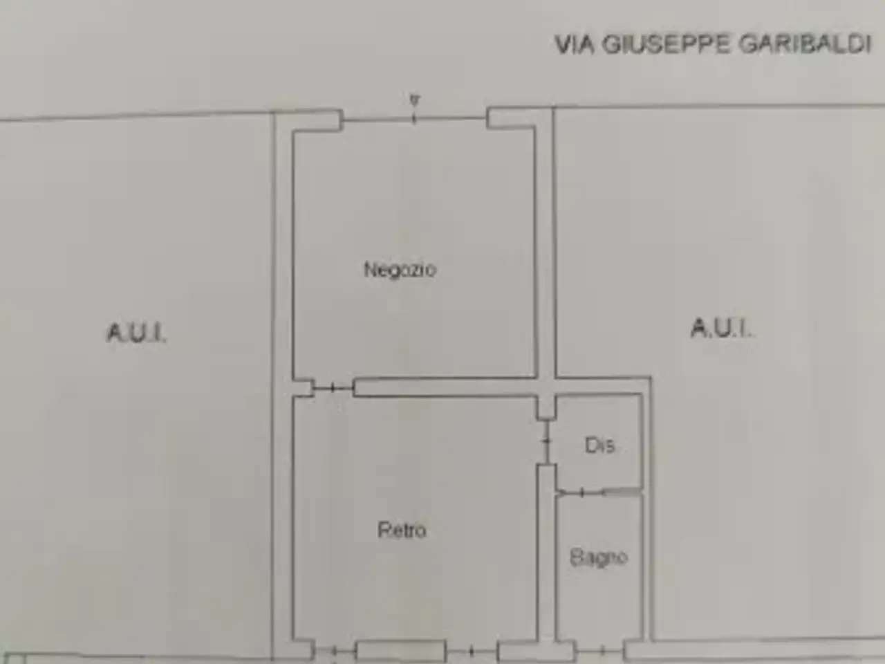 Negozio in Corso Giuseppe Garibaldi 97, Rho, {3} - Planimetria 1