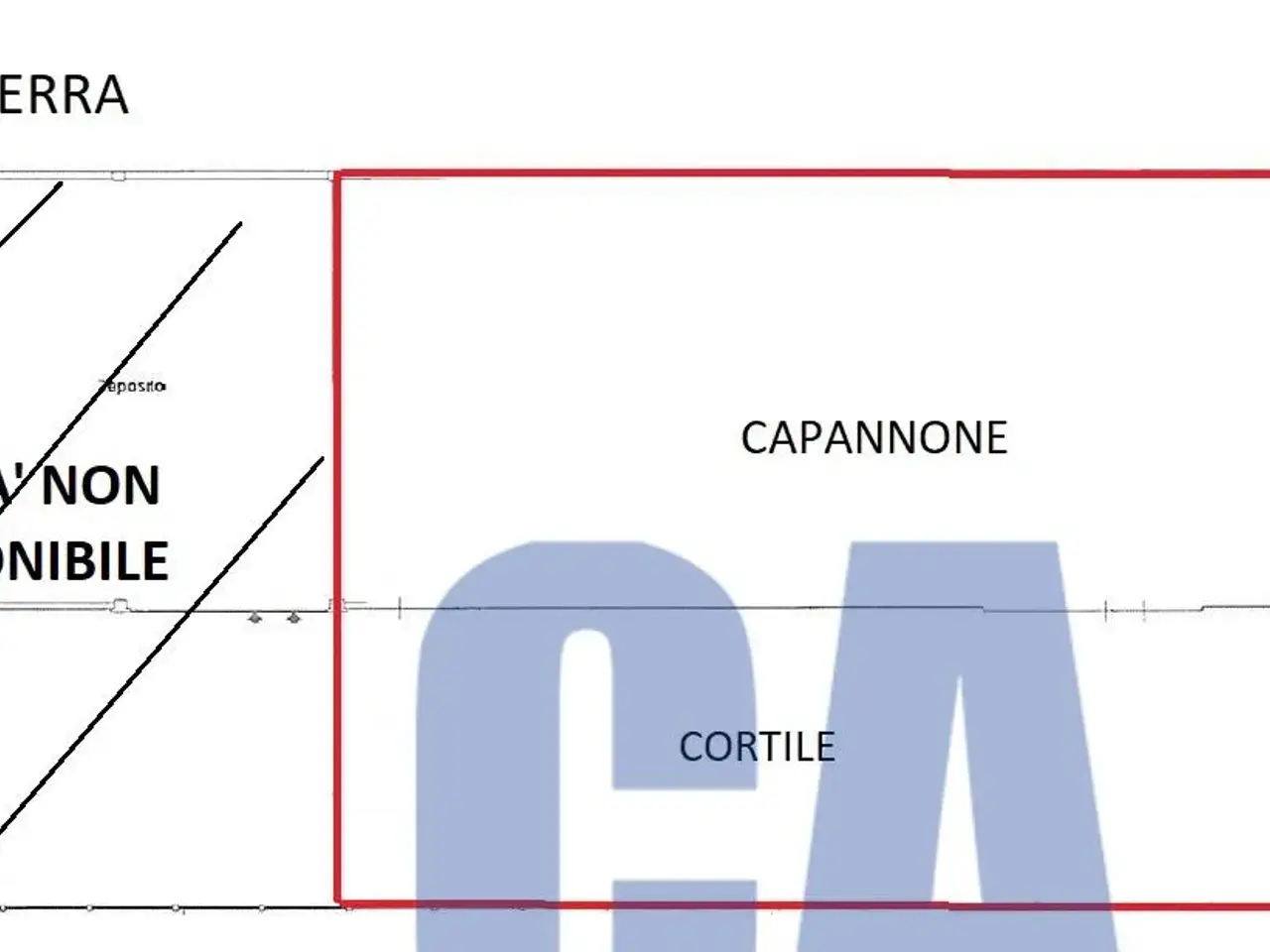 Capannone in Via Iseo, San Giuliano Milanese, {3} - Planimetria 1