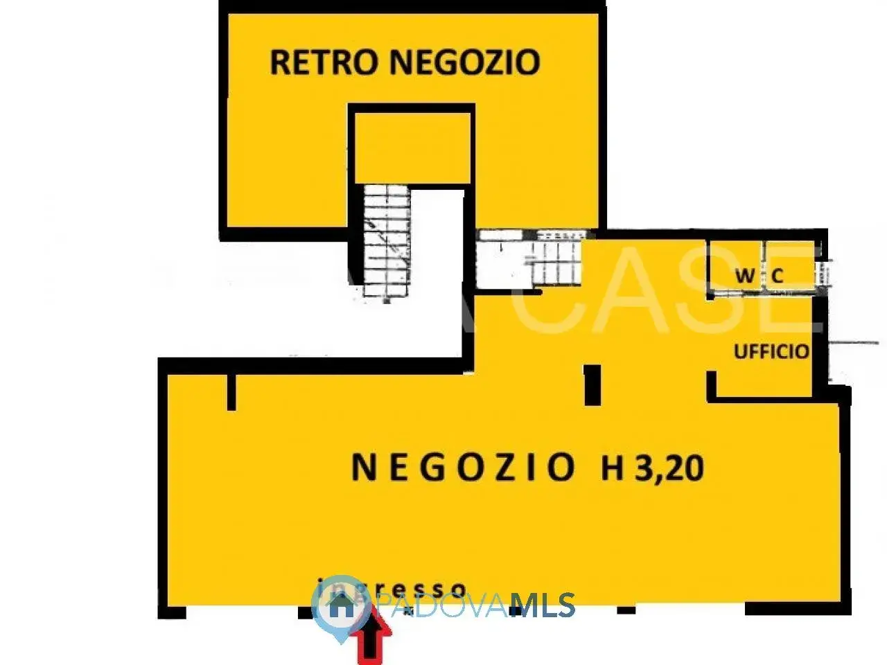 Negozio in Via Romana Aponense, Padova, {3} - Planimetria 1