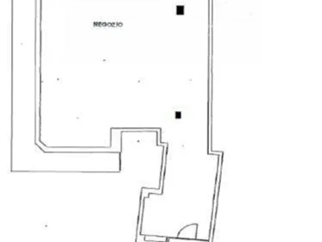 Negozio in Corso Ventidue Marzo 11, Milano, {3} - Planimetria 1
