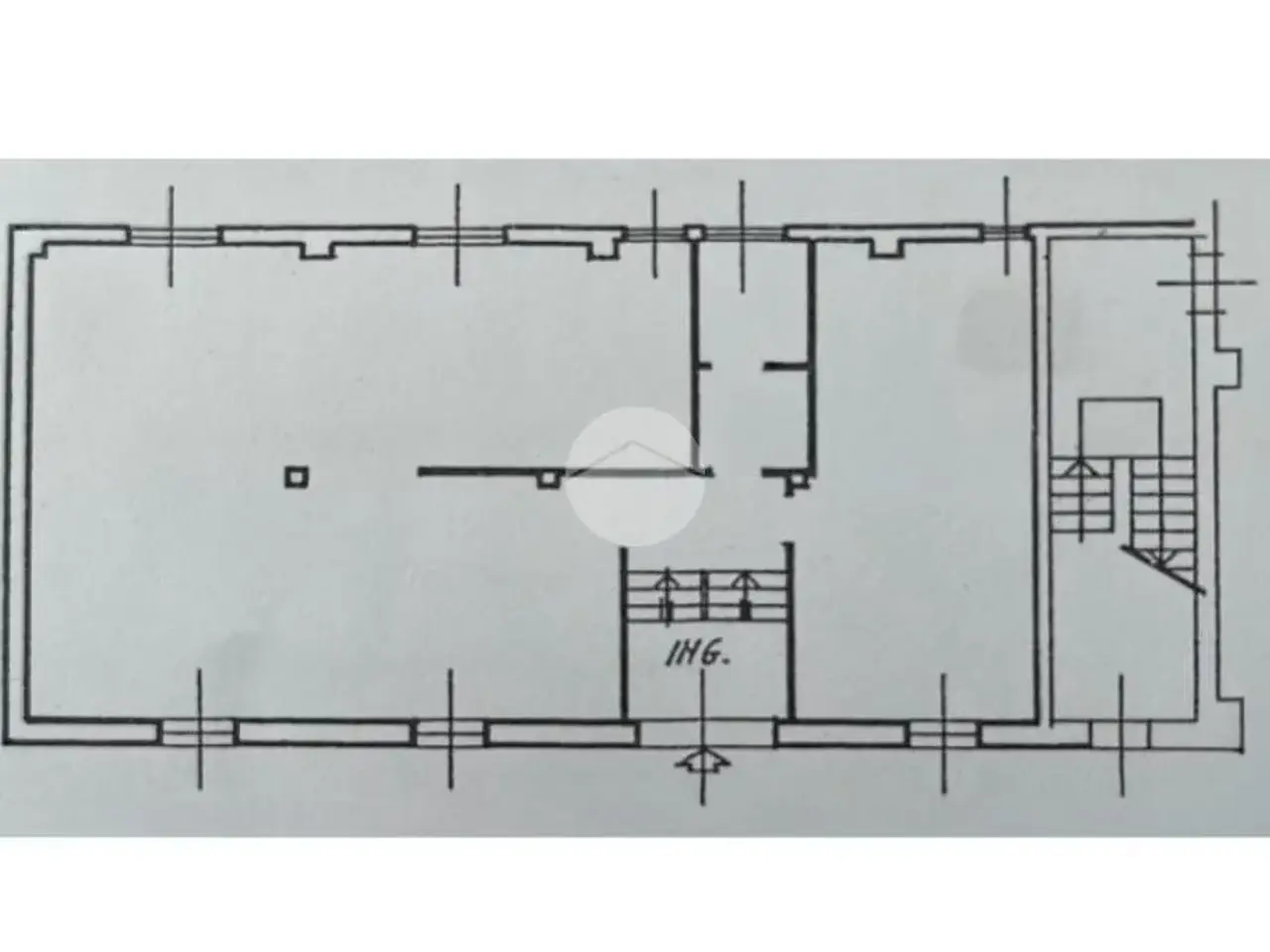 Ufficio in Via Filippo Corridoni 1, Romano Di Lombardia, {3} - Planimetria 1