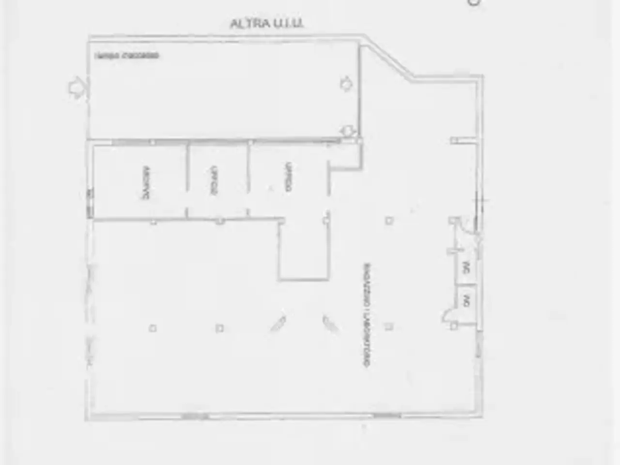 Capannone in , Roma, {3} - Planimetria 1