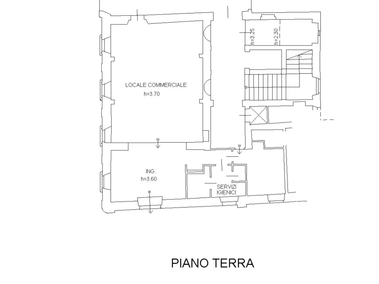 Negozio in Via Gioberti, Fabriano, {3} - Planimetria 1