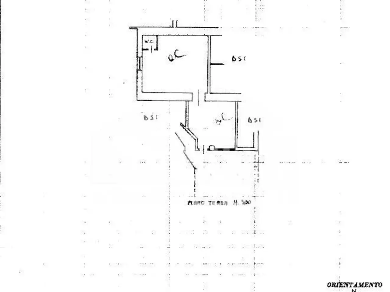 Negozio in Via Trieste, Calcio, {3} - Planimetria 1