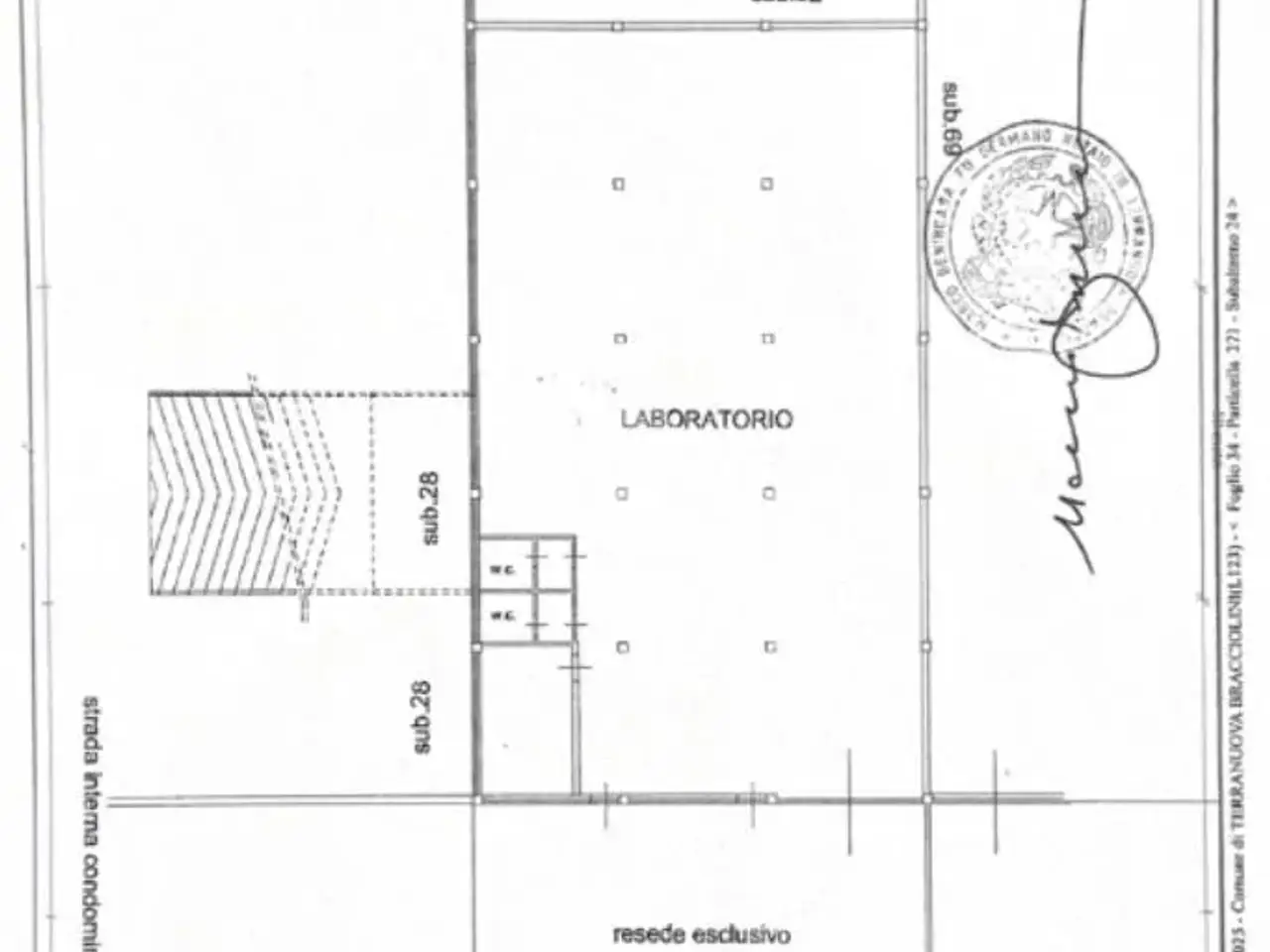Laboratorio in Via della Penna, Terranuova Bracciolini, {3} - Planimetria 1