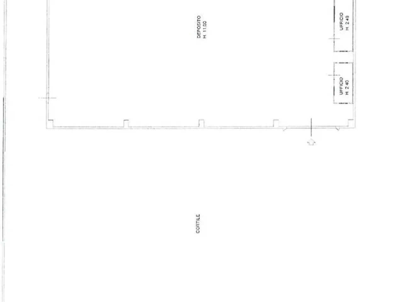Capannone in Via Molini 29, Botticino, {3} - Planimetria 1