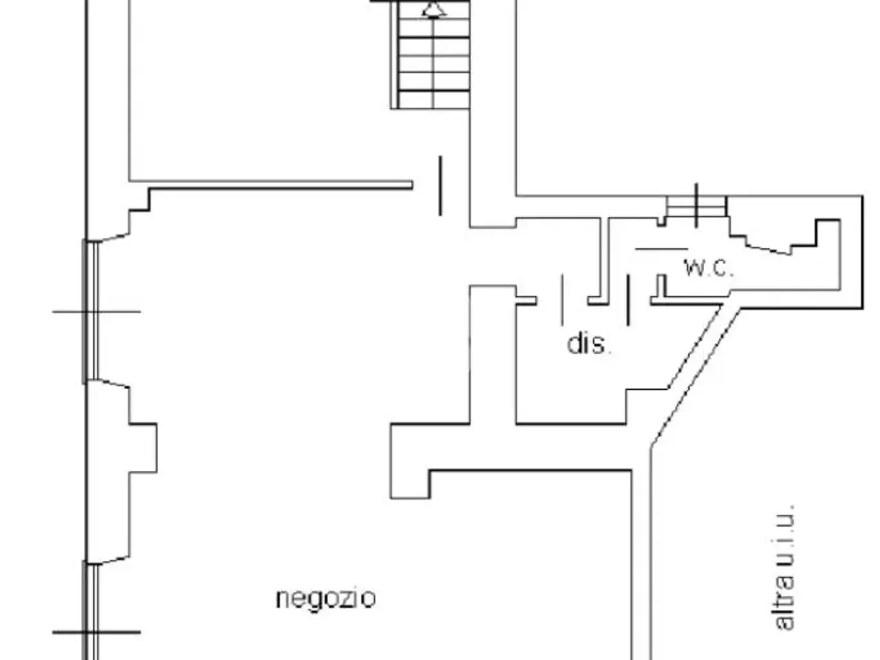 Negozio in Corso Dante 72, Torino, {3} - Planimetria 1