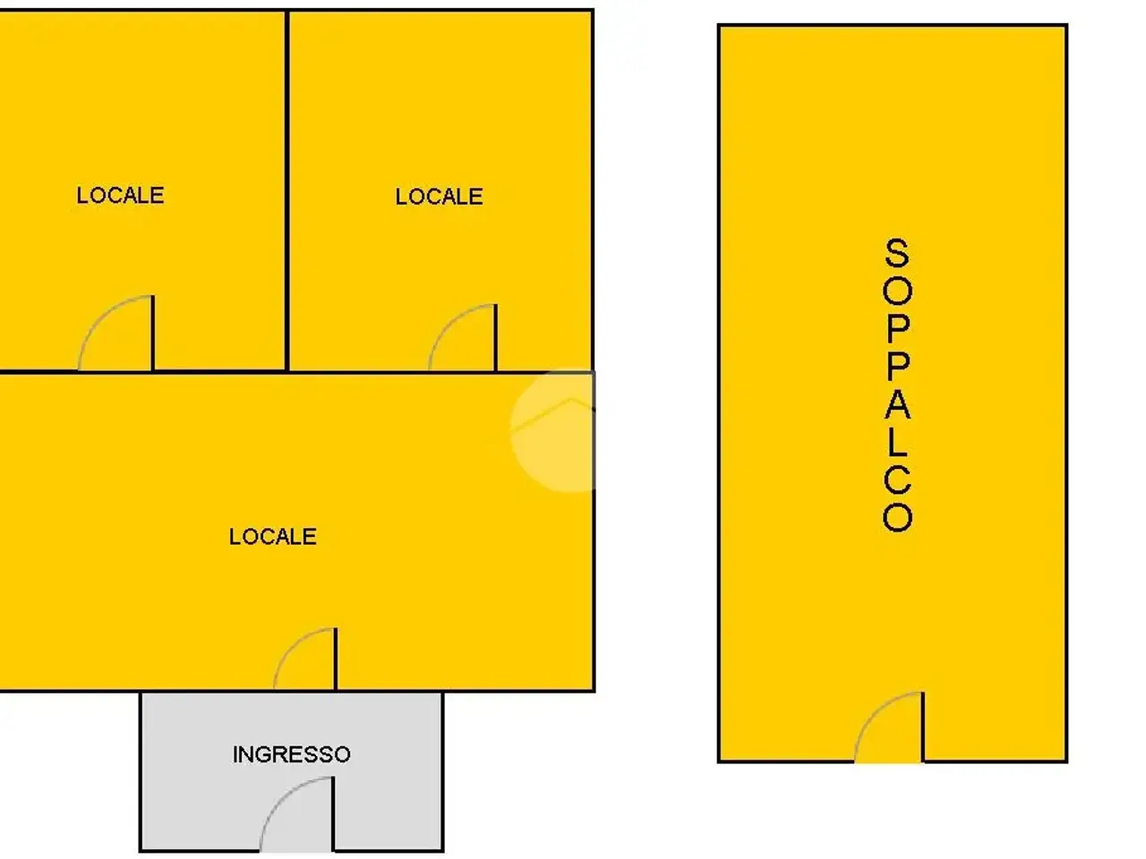 Magazzino in Via Cristoforo Marino 12, Napoli, {3} - Planimetria 1
