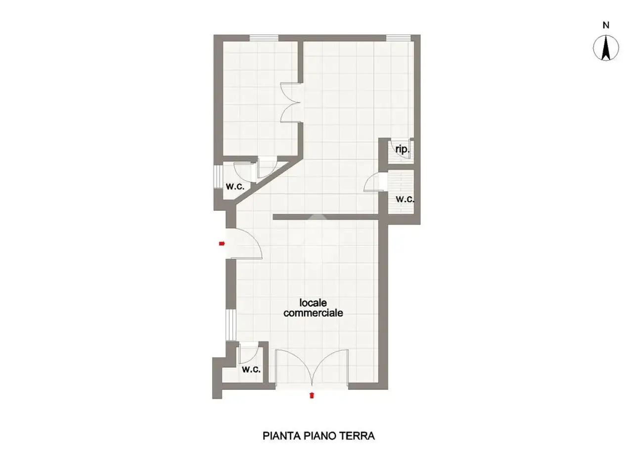 Negozio in Via Galileo Galilei, Teramo, {3} - Planimetria 1
