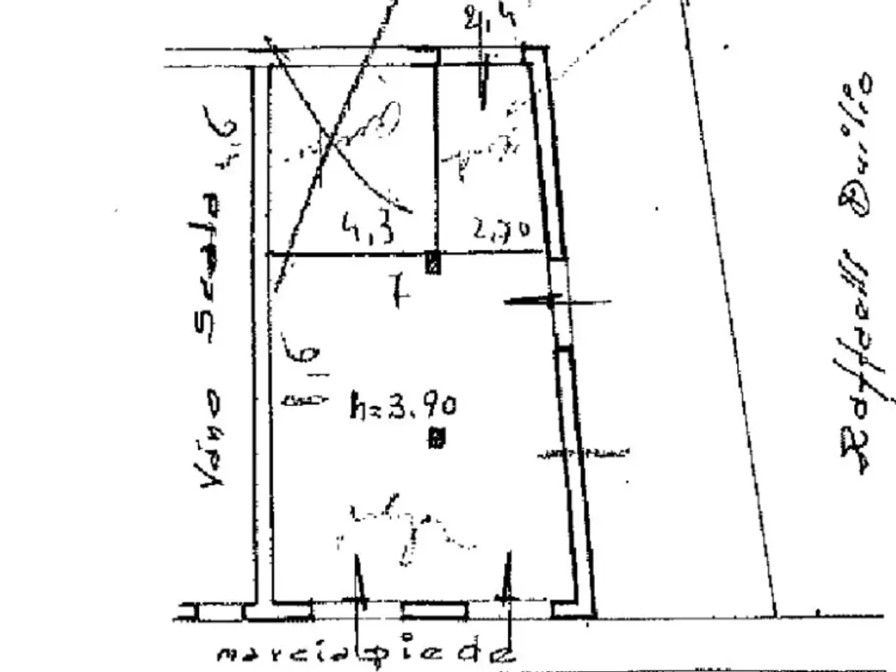 Negozio in Via Giacomo Leopardi 4, Colleferro, {3} - Planimetria 1