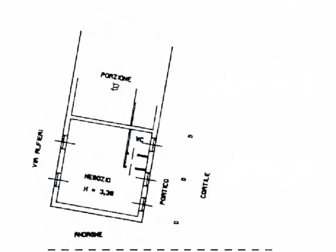 Negozio in Via Roma 32, Castiglione D'Adda, {3} - Planimetria 1