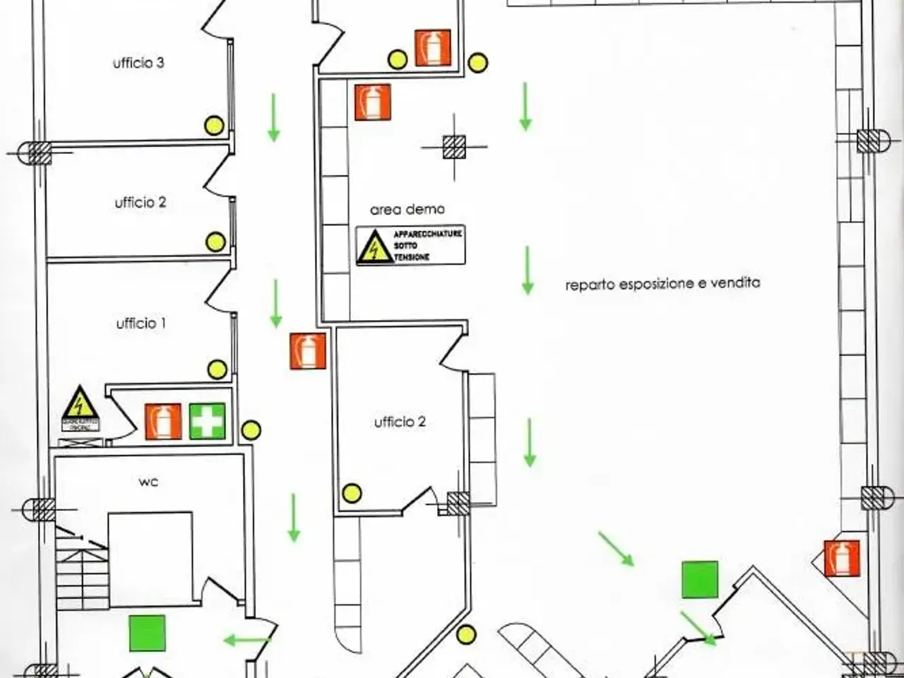 Capannone in Via dell'Artigianato, Livorno, {3} - Planimetria 1