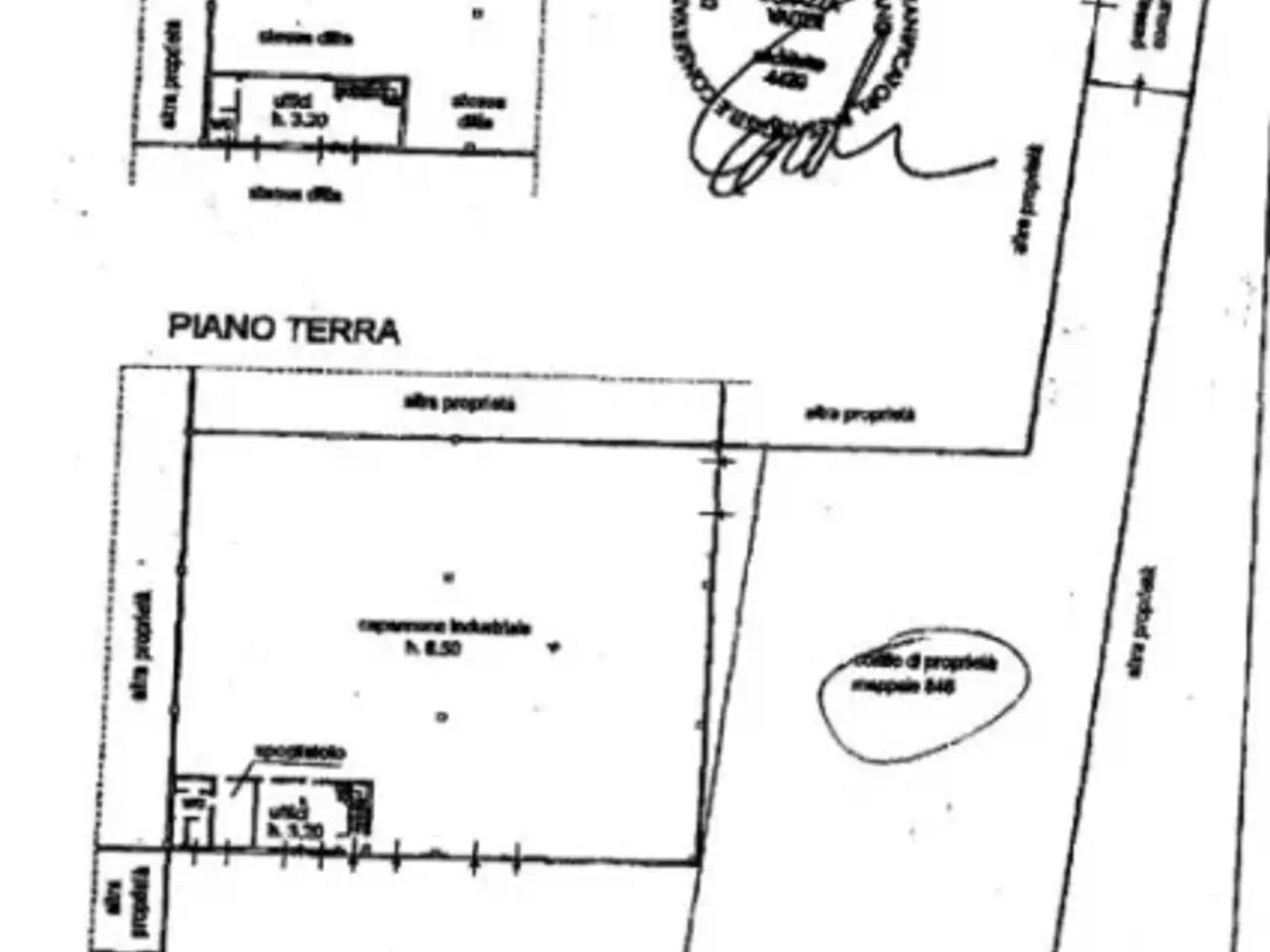 Capannone in Via Alberto da Giussano, Vittuone, {3} - Planimetria 1