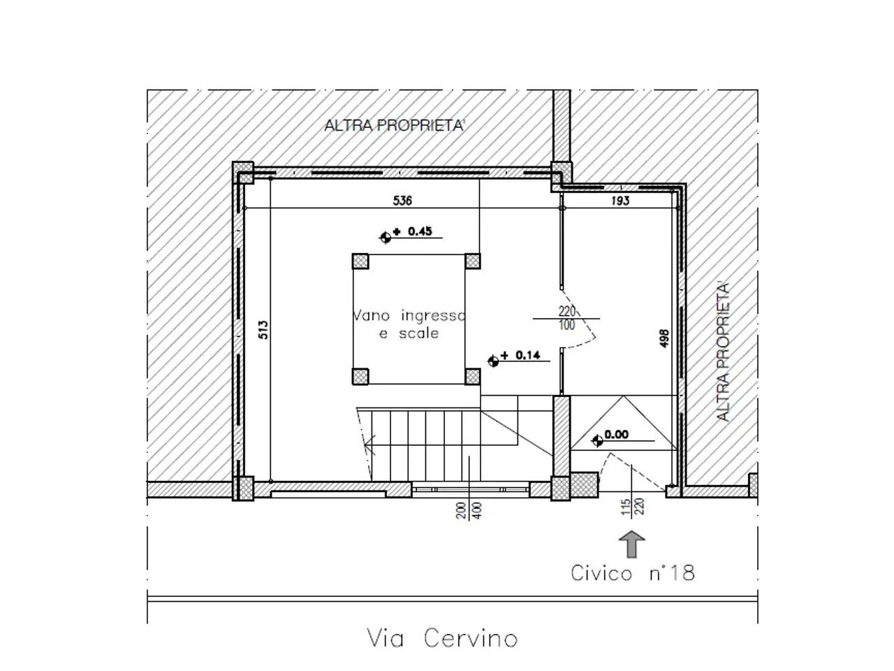 Ufficio in Via Cervino , Torino, {3} - Planimetria 1