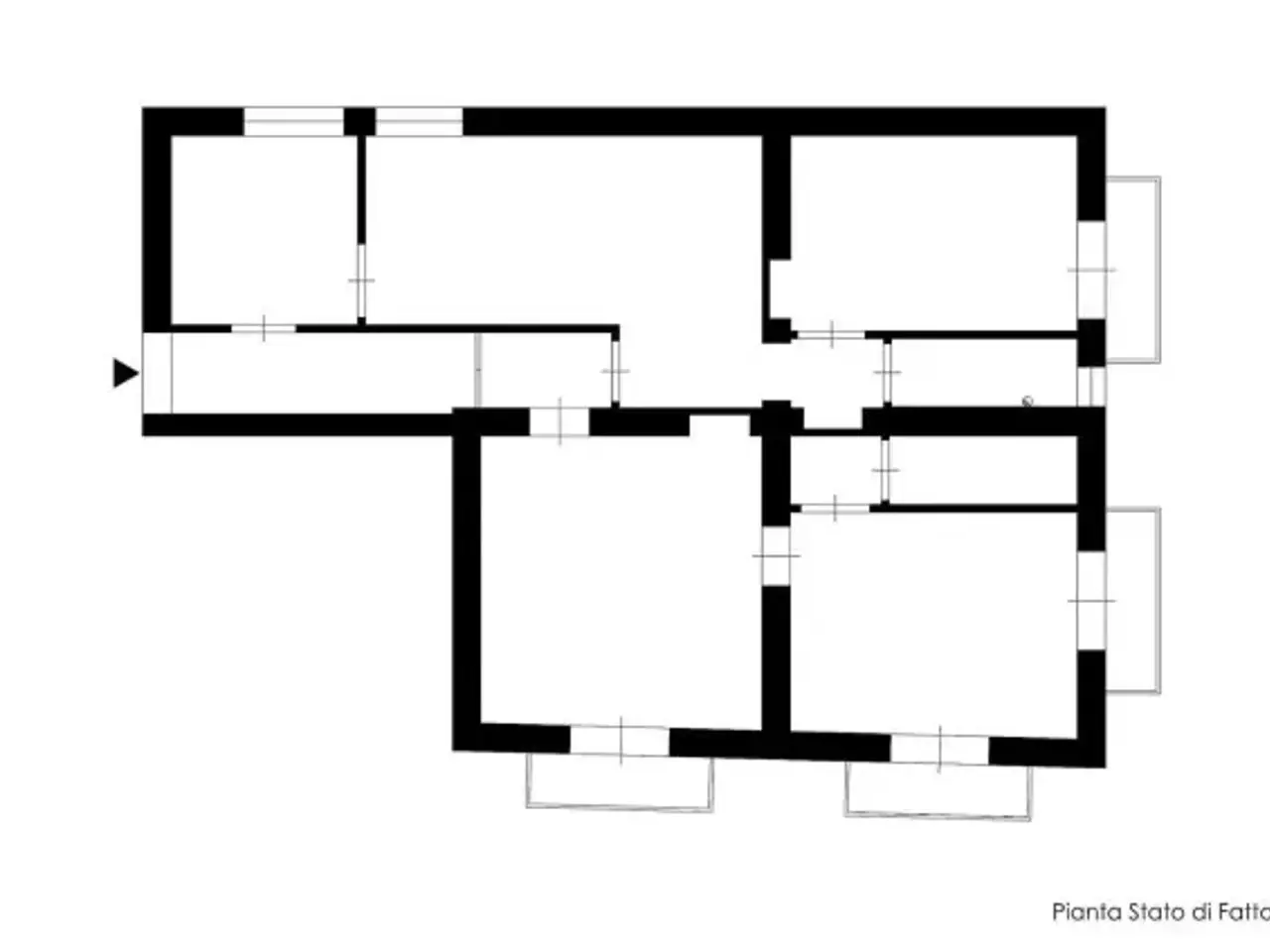 Ufficio in Via Aurelio Saffi 12, Messina, {3} - Planimetria 1