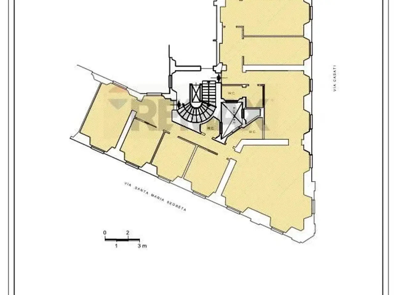 Ufficio in Via Santa Maria Segreta 6, Milano, {3} - Planimetria 1