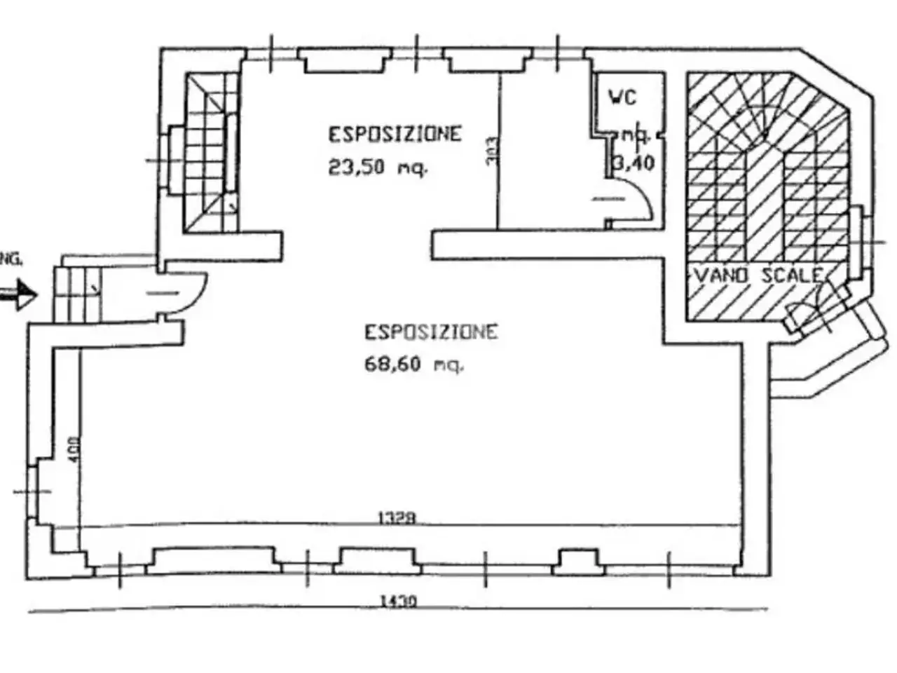 Negozio in Via Mazzini 58, Sondrio, {3} - Planimetria 1