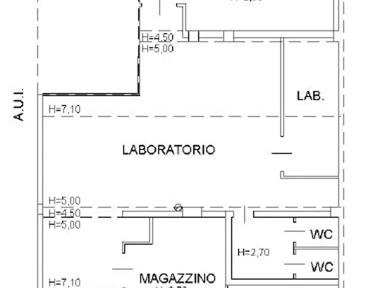 Capannone in Via Pietro da Gallarate 15, Gallarate, {3} - Planimetria 1
