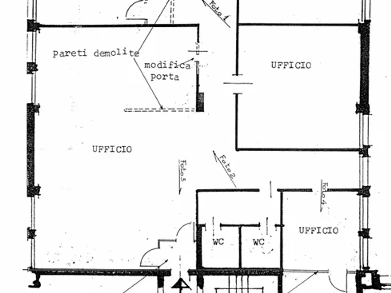 Ufficio in Via Julia 23, Gemona Del Friuli, {3} - Planimetria 1