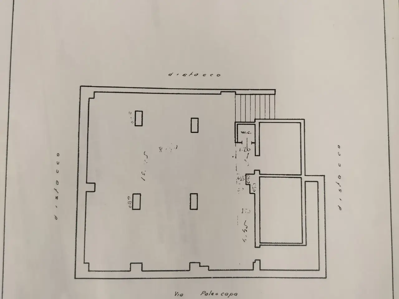 Laboratorio in Via Pietro Paleocapa 14, Roma, {3} - Planimetria 1