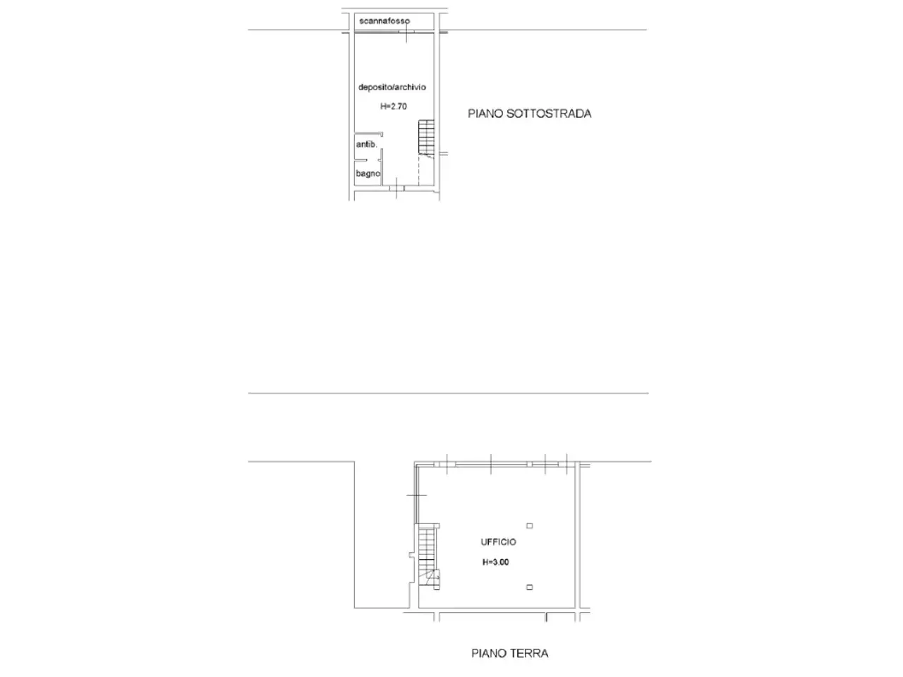 Ufficio in Via Mario Baldelli, Forlimpopoli, {3} - Planimetria 1