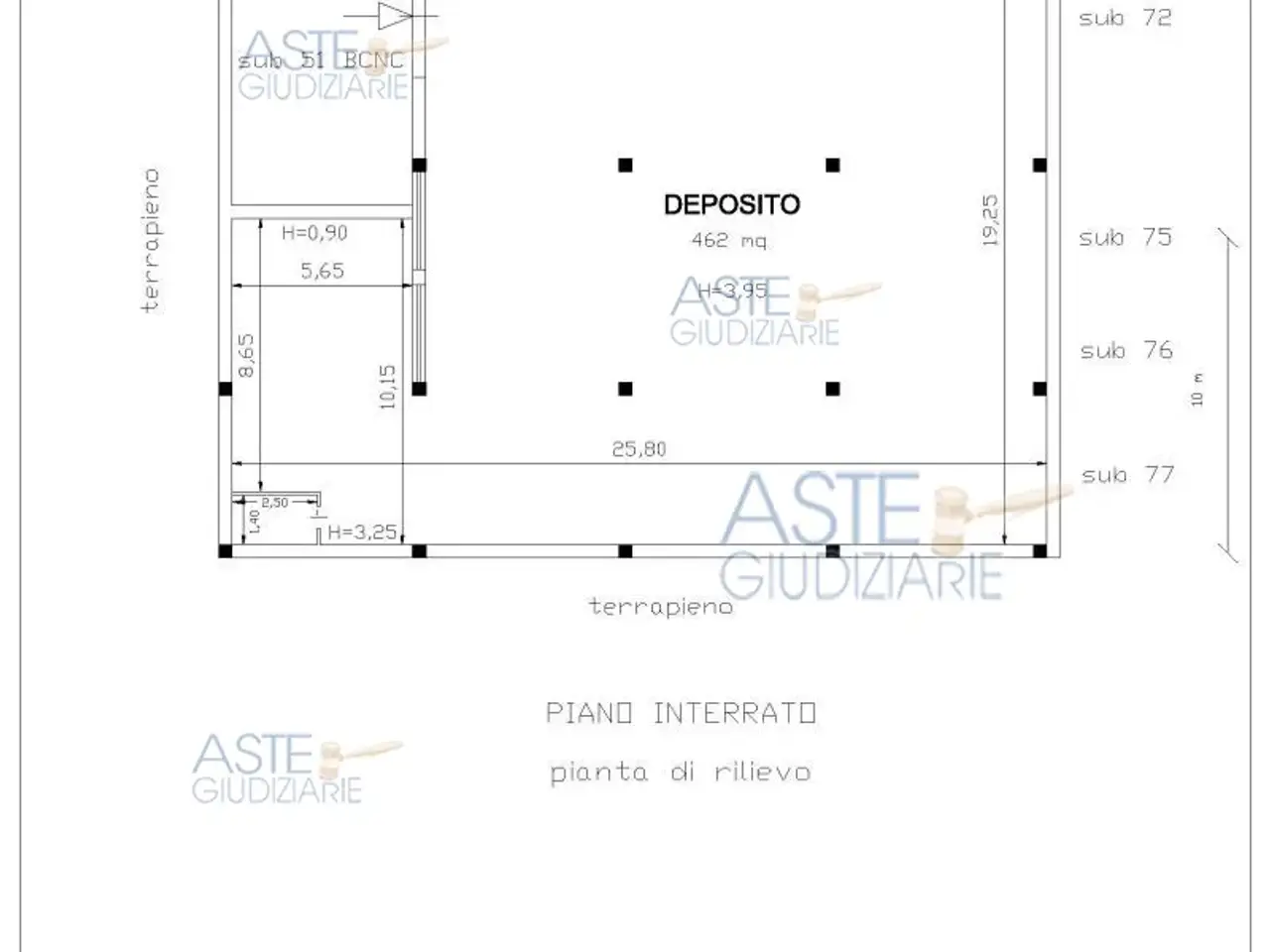 Magazzino in Via Plava, 74, 84091 Battipaglia Sa, Italia 74, Battipaglia, {3} - Planimetria 1