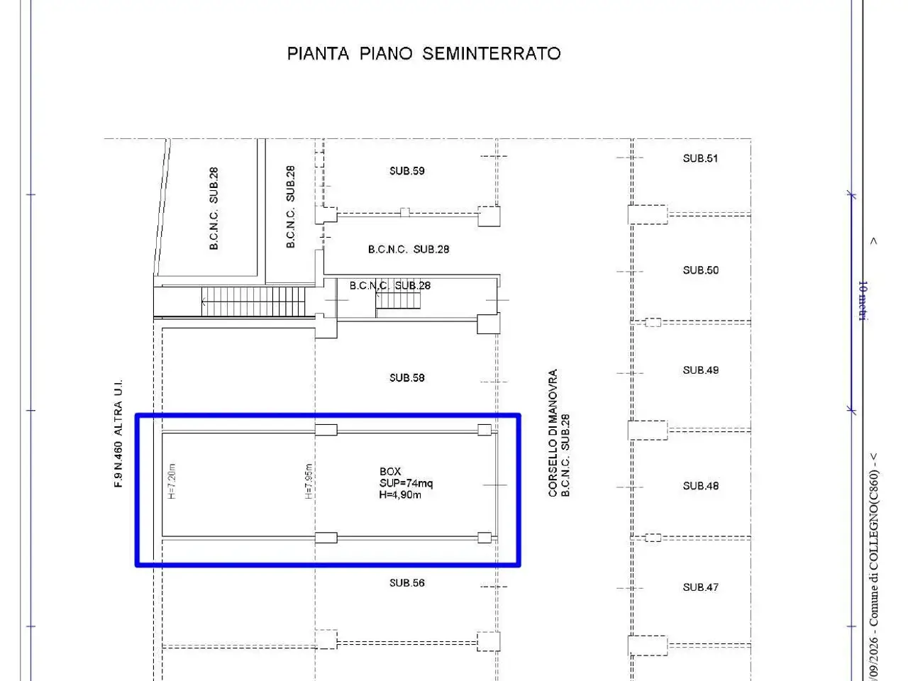 Locale commerciale in Via Marchesi 2bis/a, Collegno, {3} - Planimetria 1