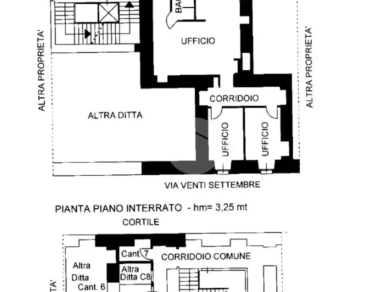 Ufficio in Via XX Settembre 10, Torino, {3} - Planimetria 1
