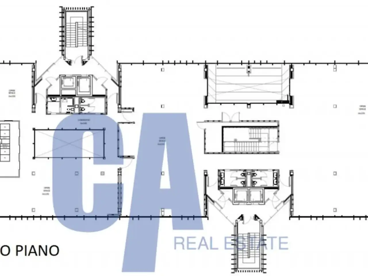 Ufficio in Viale Sarca, Milano, {3} - Planimetria 1