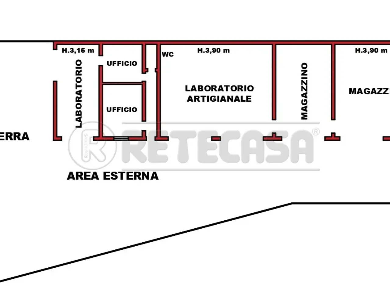 Laboratorio, Bondeno - Planimetria 1