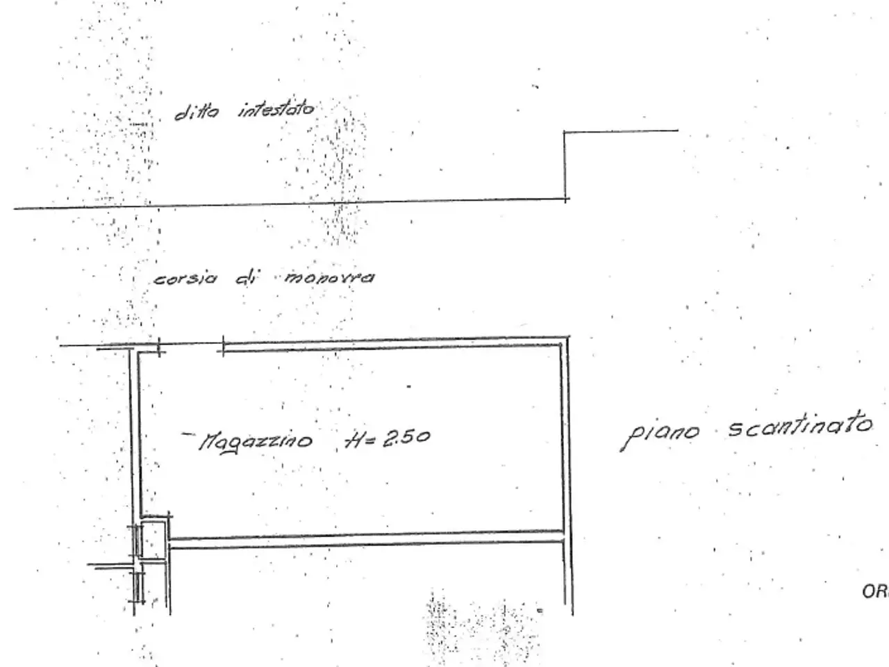 Magazzino in Stradella Lobbia 9/11, Verona, {3} - Planimetria 1