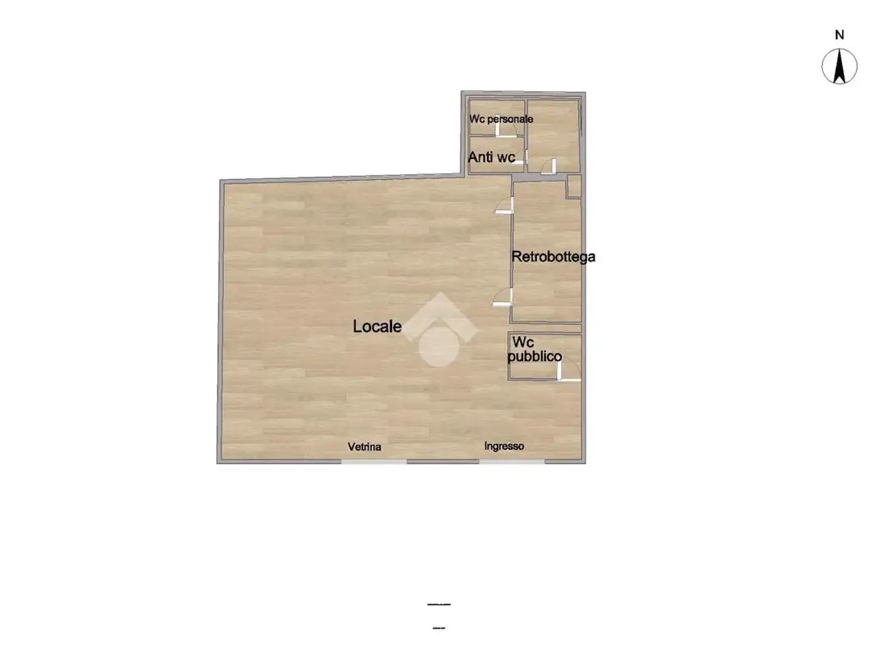 Negozio in Via della Libertà, Portici, {3} - Planimetria 1