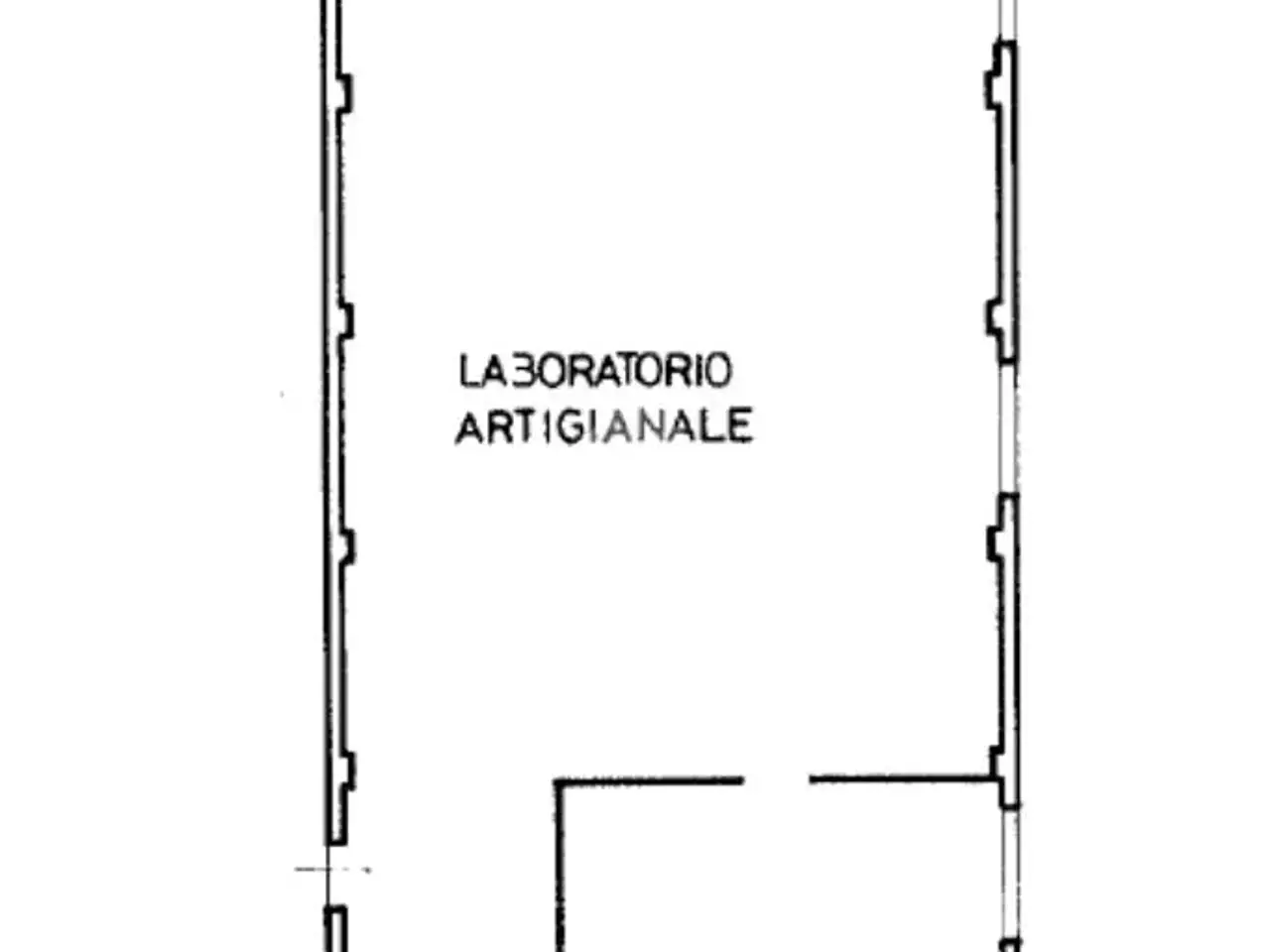 Laboratorio in Via Dante Alighieri 227, Castagnaro, {3} - Planimetria 1