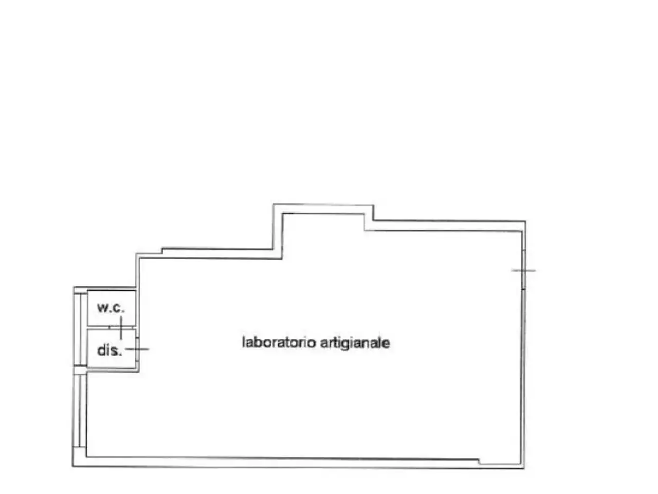 Negozio in Via Mezzocolle 6, Desenzano Del Garda, {3} - Planimetria 1