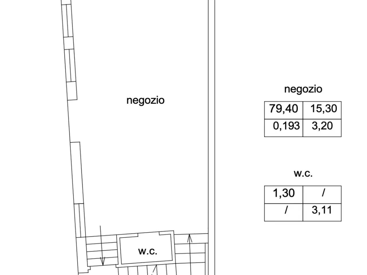 Negozio in Via Roma, Sarcedo, {3} - Planimetria 1