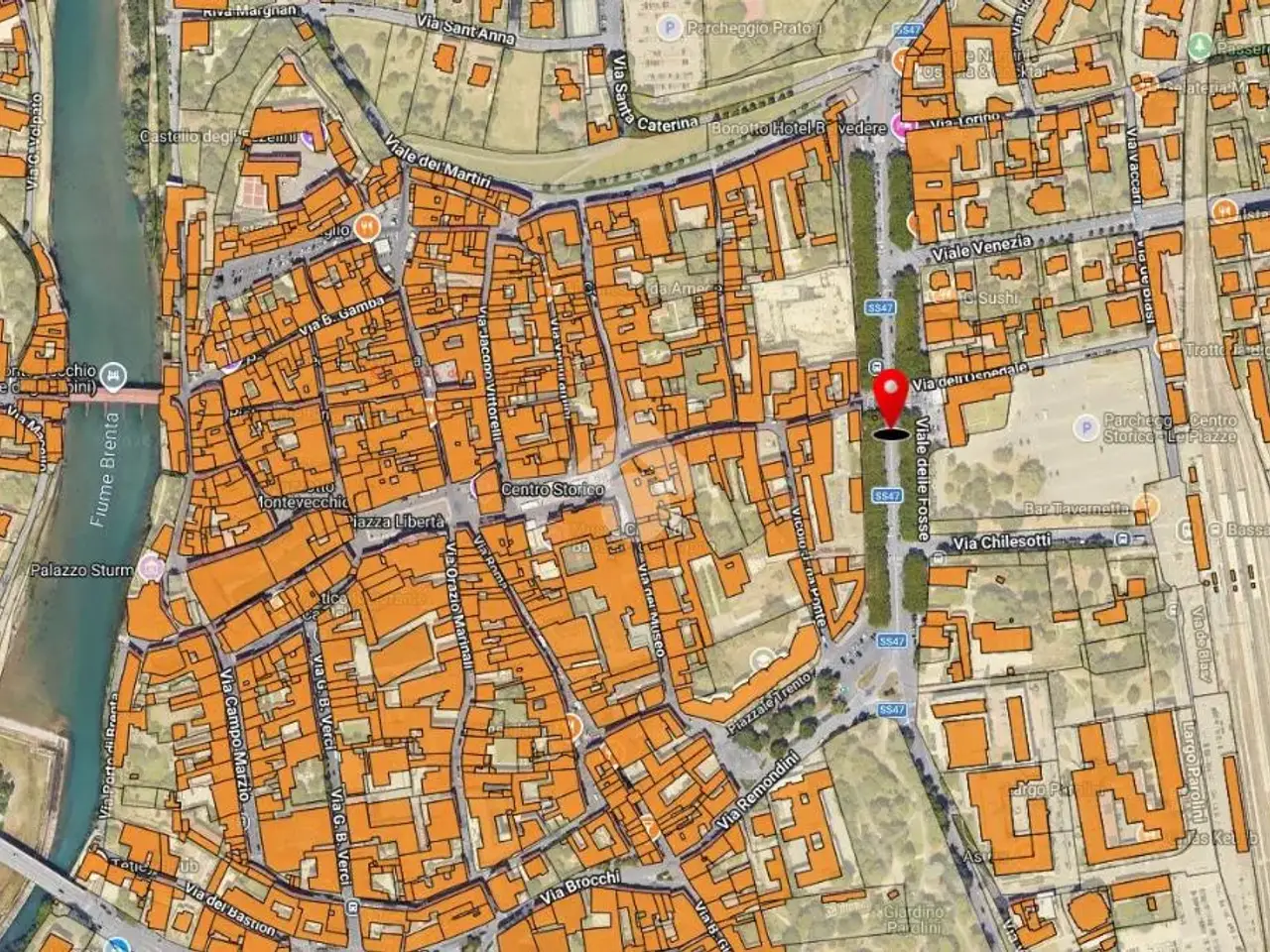 Ufficio in P.Za Luigi Cadorna 29, Bassano Del Grappa, {3} - Planimetria 1