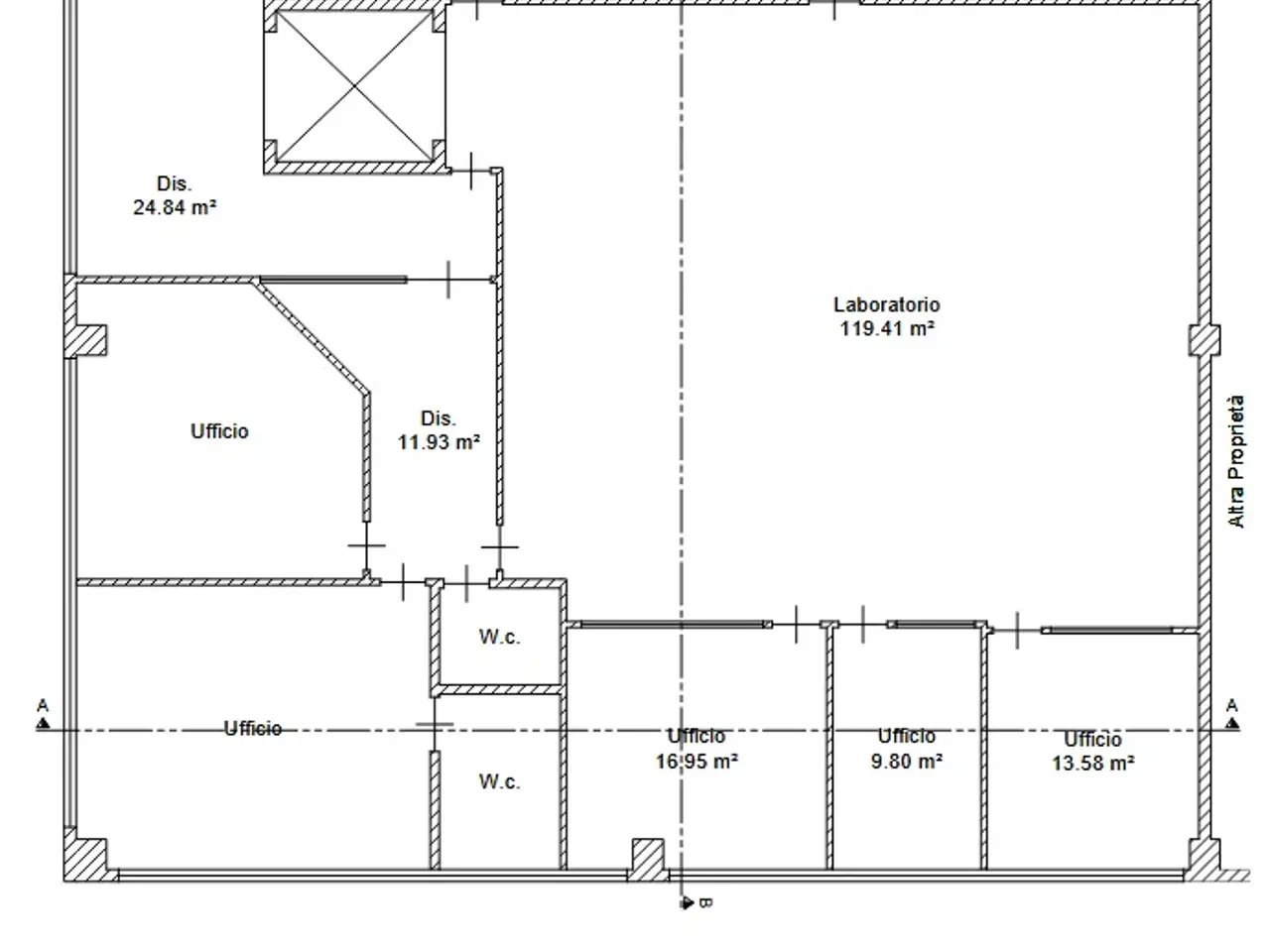 Capannone in 50056 Montelupo Fiorentino Fi 50056, Montelupo Fiorentino, {3} - Planimetria 1