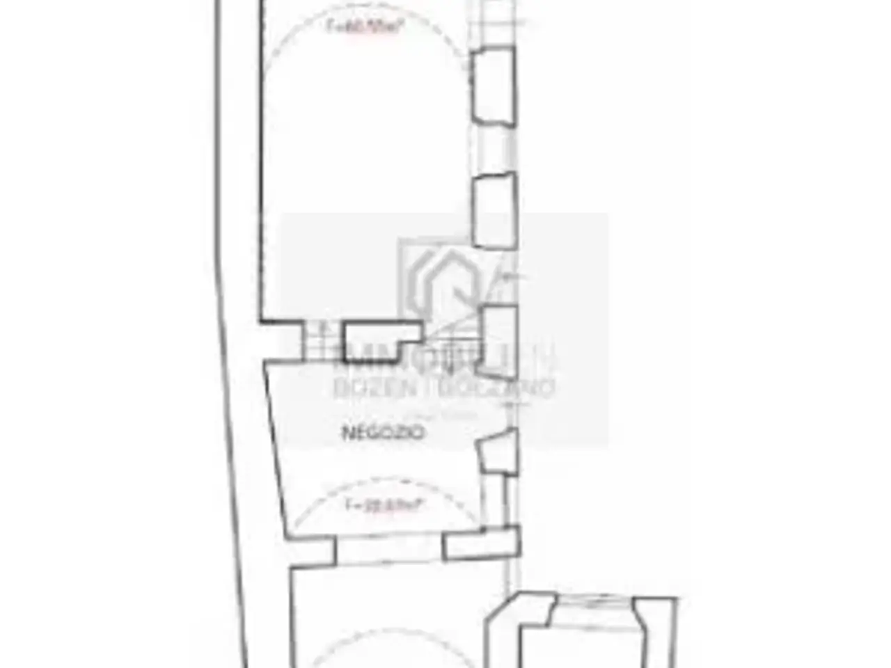 Negozio in Via dei Bottai 32, Bolzano, {3} - Planimetria 1