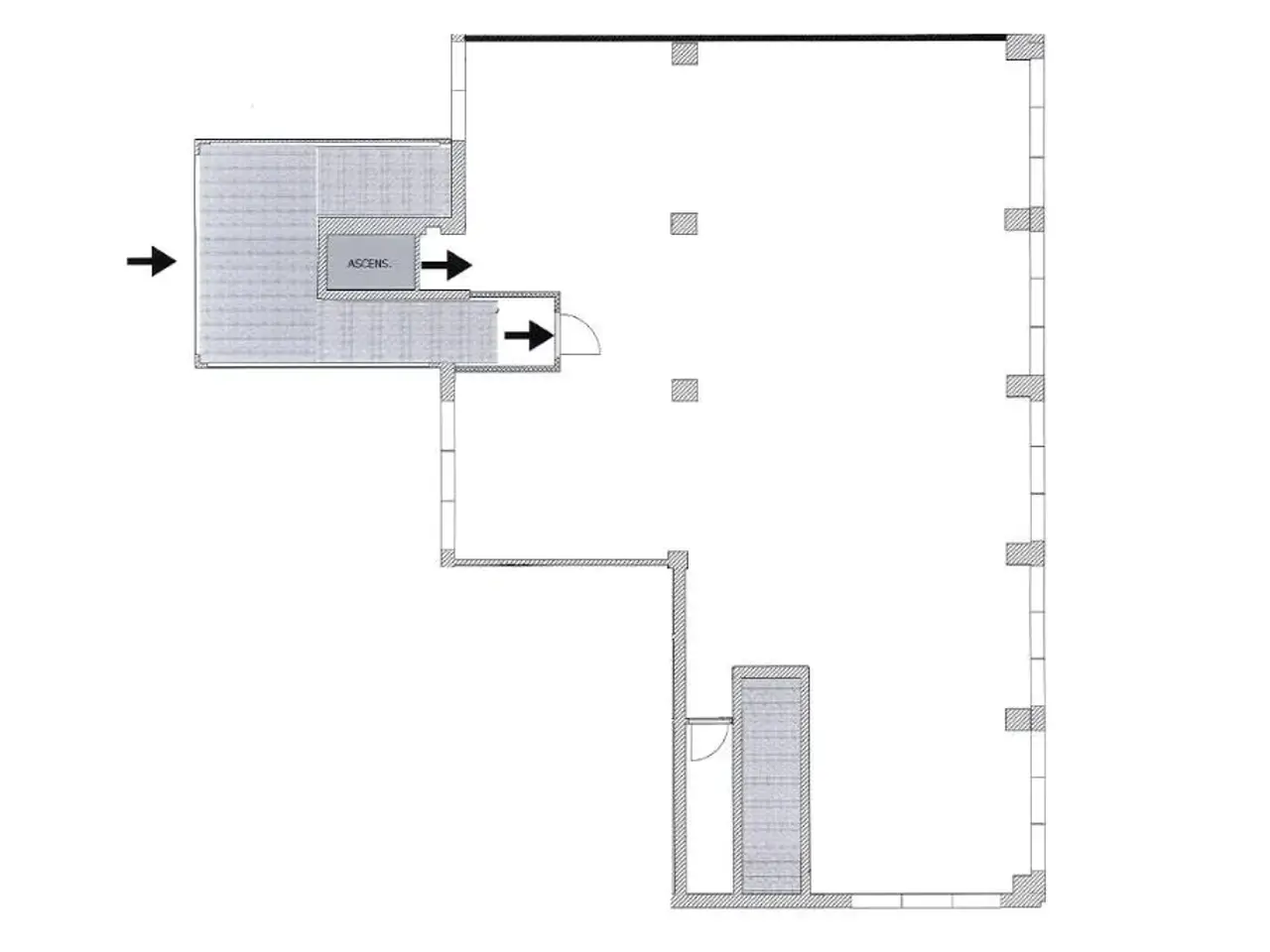 Ufficio in Via Monte Rosa 34, Concorezzo, {3} - Planimetria 1